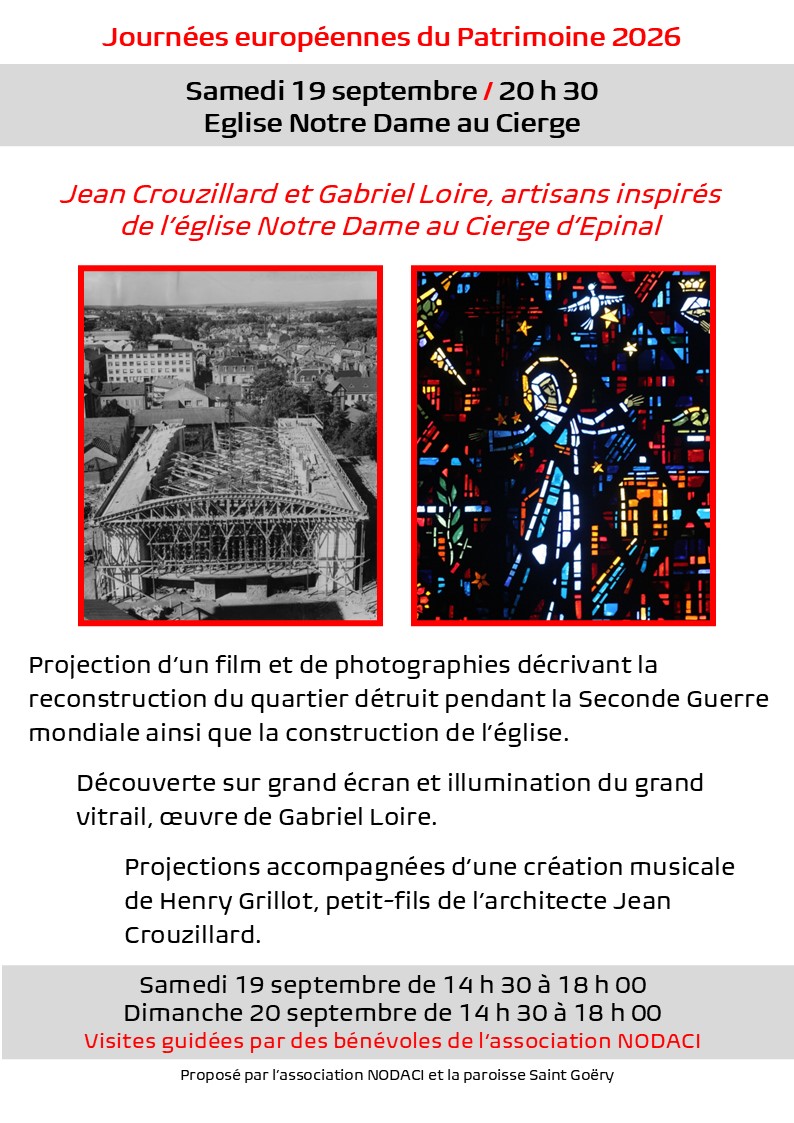 Journées du Patrimoine epinal
