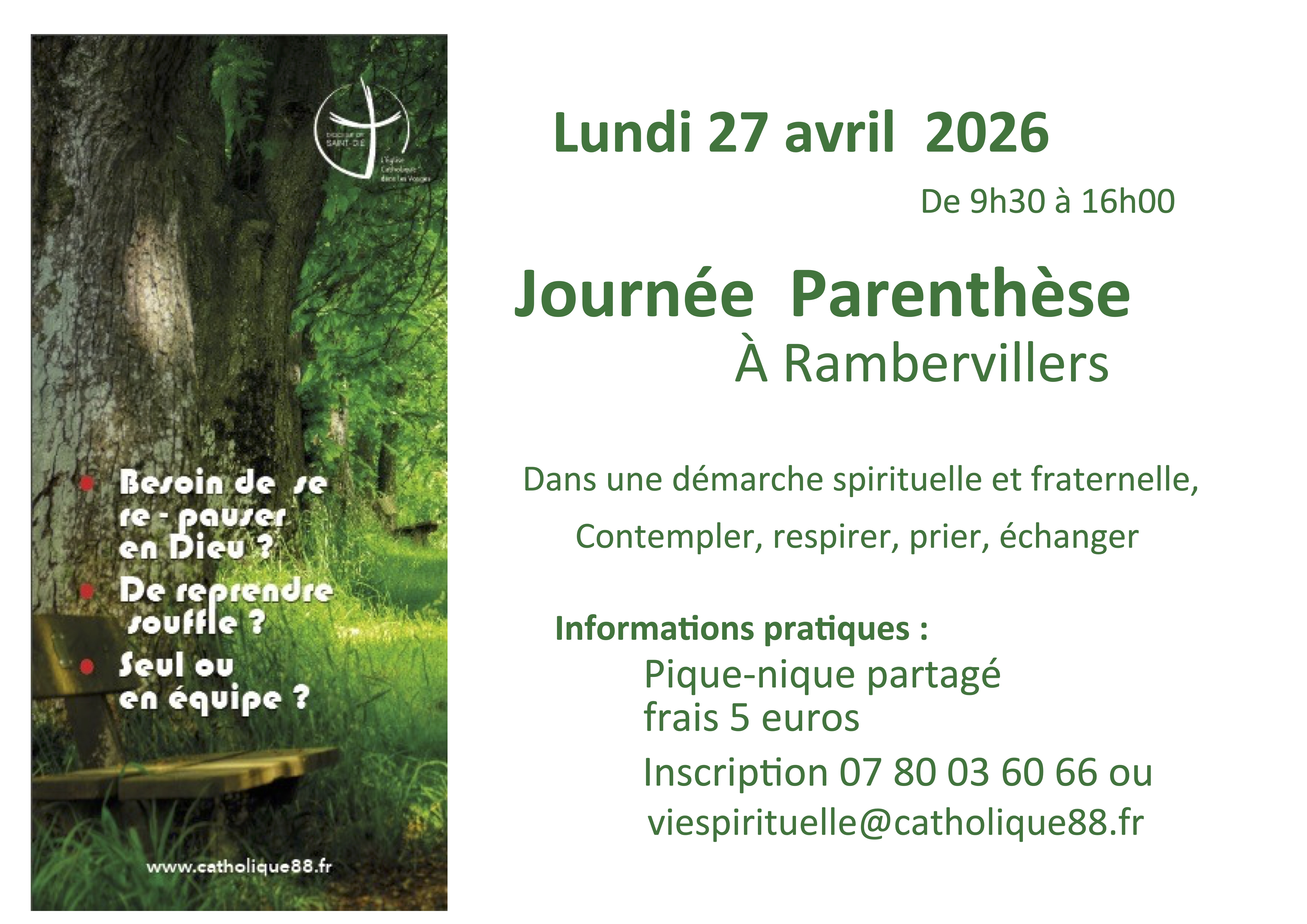 invitation journée parenthèse