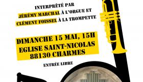 Concert trompette & orgue CHARMES